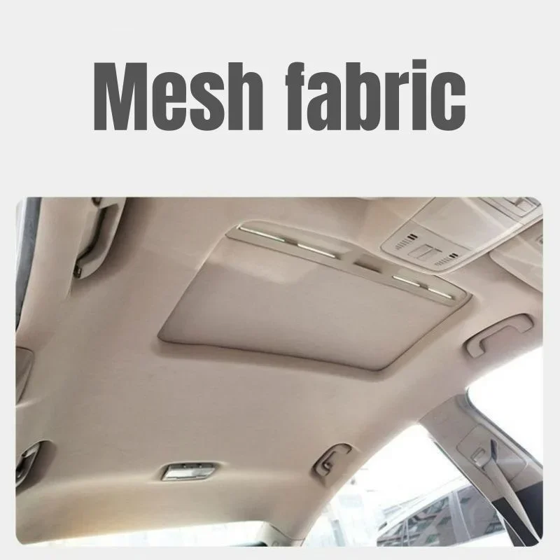 메쉬 자동차 지붕 천으로 자기 접착 패브릭 수리 패치 DIY 자동차 인테리어 헤드 라이너 혁신 격자 무늬 패브릭 실내 장식 스티커