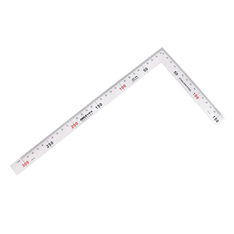 90도 스테인리스 스틸 두꺼운 자 30/50/60cm 목공용, 자 1미터