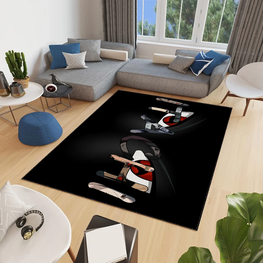 Door Mat Anti-Slip Kitchen Bedroom Handmade A-Akatsuki Anime Tufted Rug Carpet Living Room N-Narutos Entrance Decoration 5