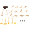Dinosaur Kit Dino Dig Bone Excavation Sand Bones Archeological Digging Science Model Toys Stem Discovery 1