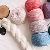 1 piece 50g Handpainted  Lotus Yarns Silk 8 Soft Shiny Lace Weight Yarn, Cool and Skin Friendly  Summer Yarn 6