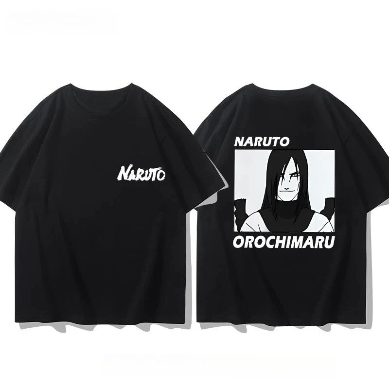 Premium Naruto Uzumaki Graphic Print Men's T-Shirt - 100% Cotton Luxury Designer Summer Tee