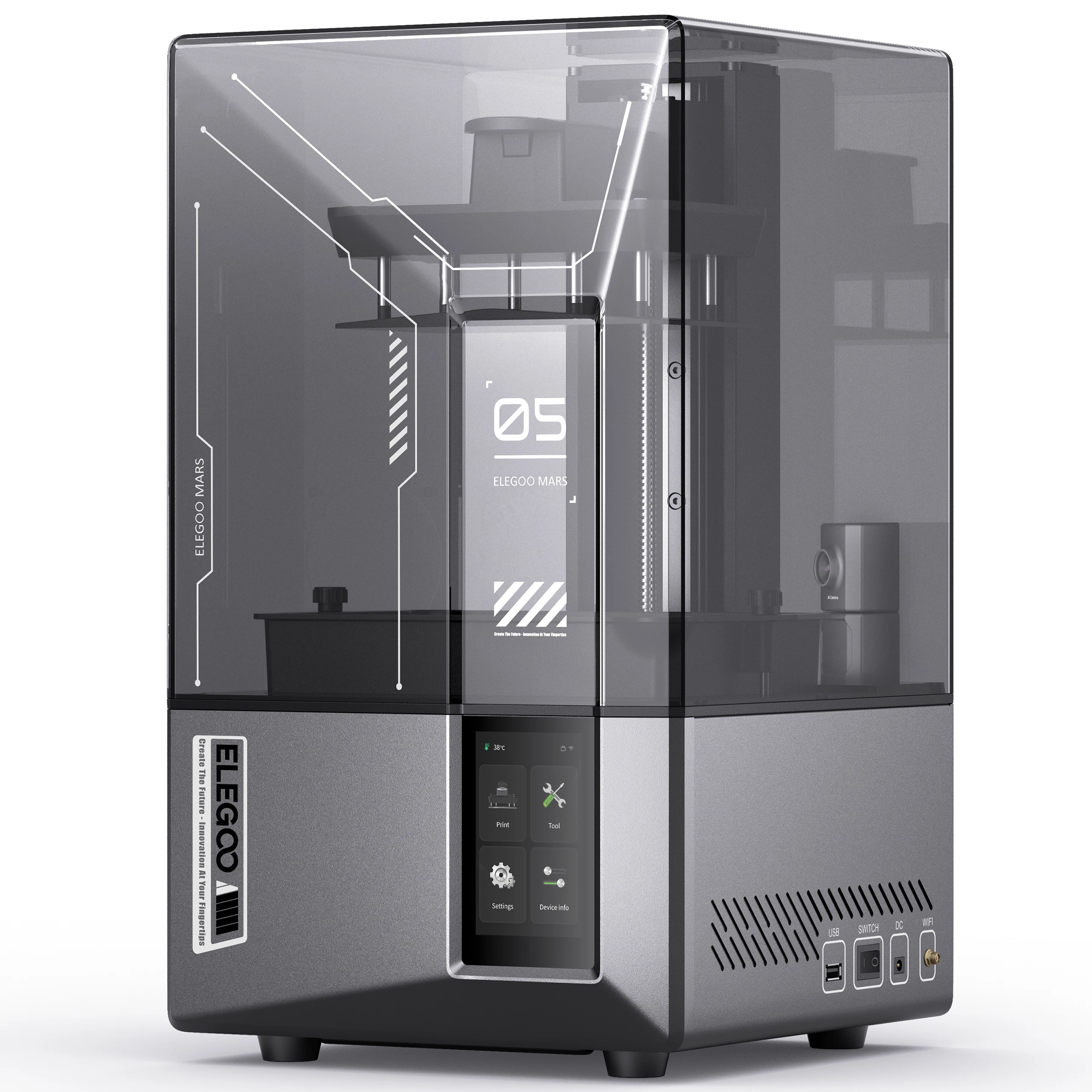 ELEGOO Mars 5 Ultra 9K MSLA 樹脂 3D プリンター、自動 ELEGOO Mars 5 Ultra 9K MSLA 樹脂 3D プリンター、自動