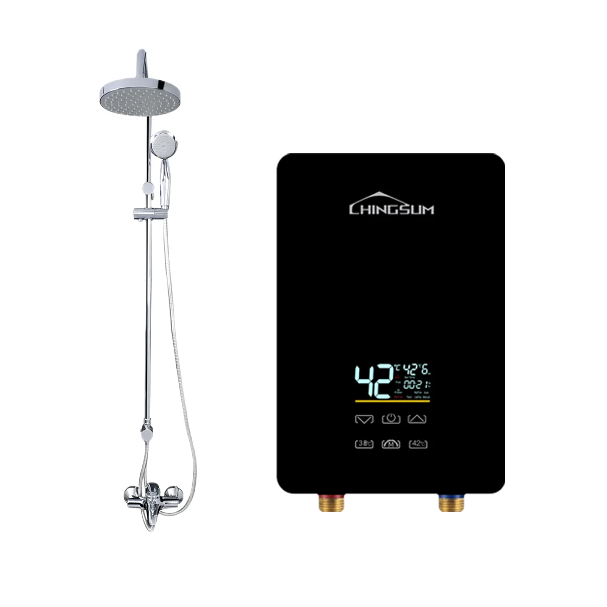 220v 3.5Kw Wall Mounted Low Power Instant Electric Smart Water Heaters