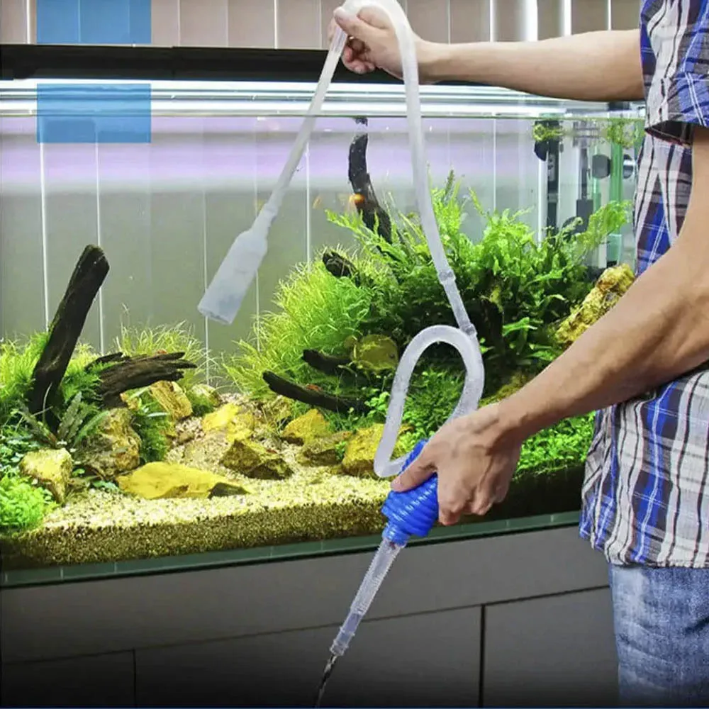 Aquarium Fish Tank Vacuum Water Change Siphon Gravel Suction Pipe Filter Fr Fish Tank Vacuum Water Change Pump Tools Filters