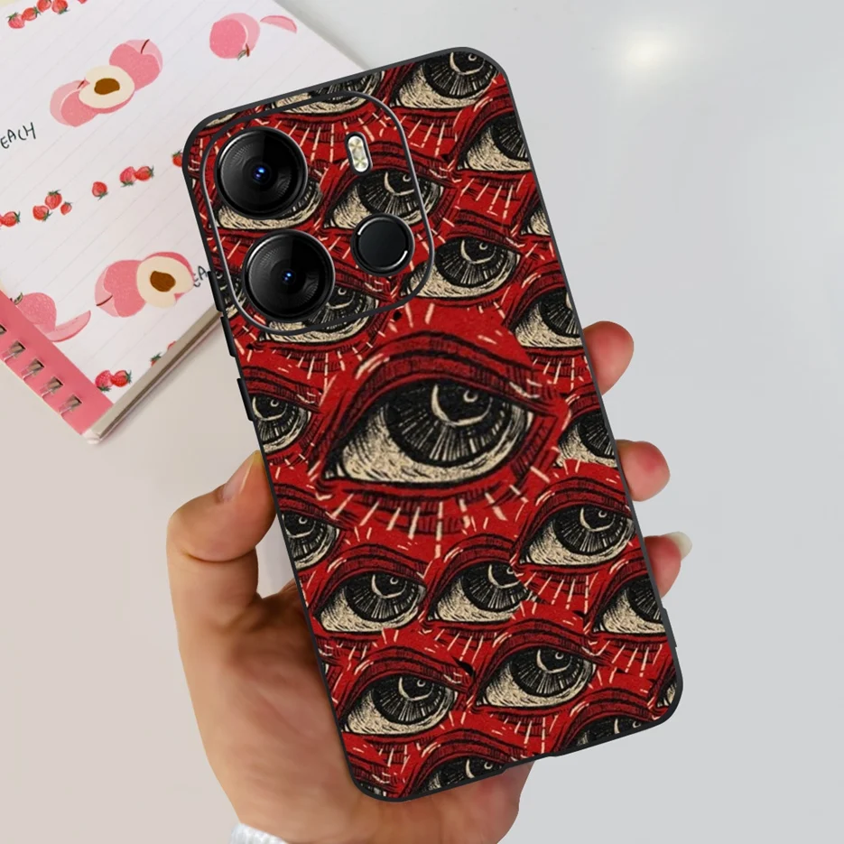 Colorful Painted Back Cover Clear Silicone Soft Slim Phone Case
