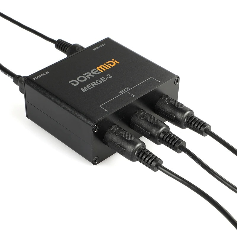 DOREMiDi MIDI Merge-3 MIDI Input 2 MIDI Output Support USB Power