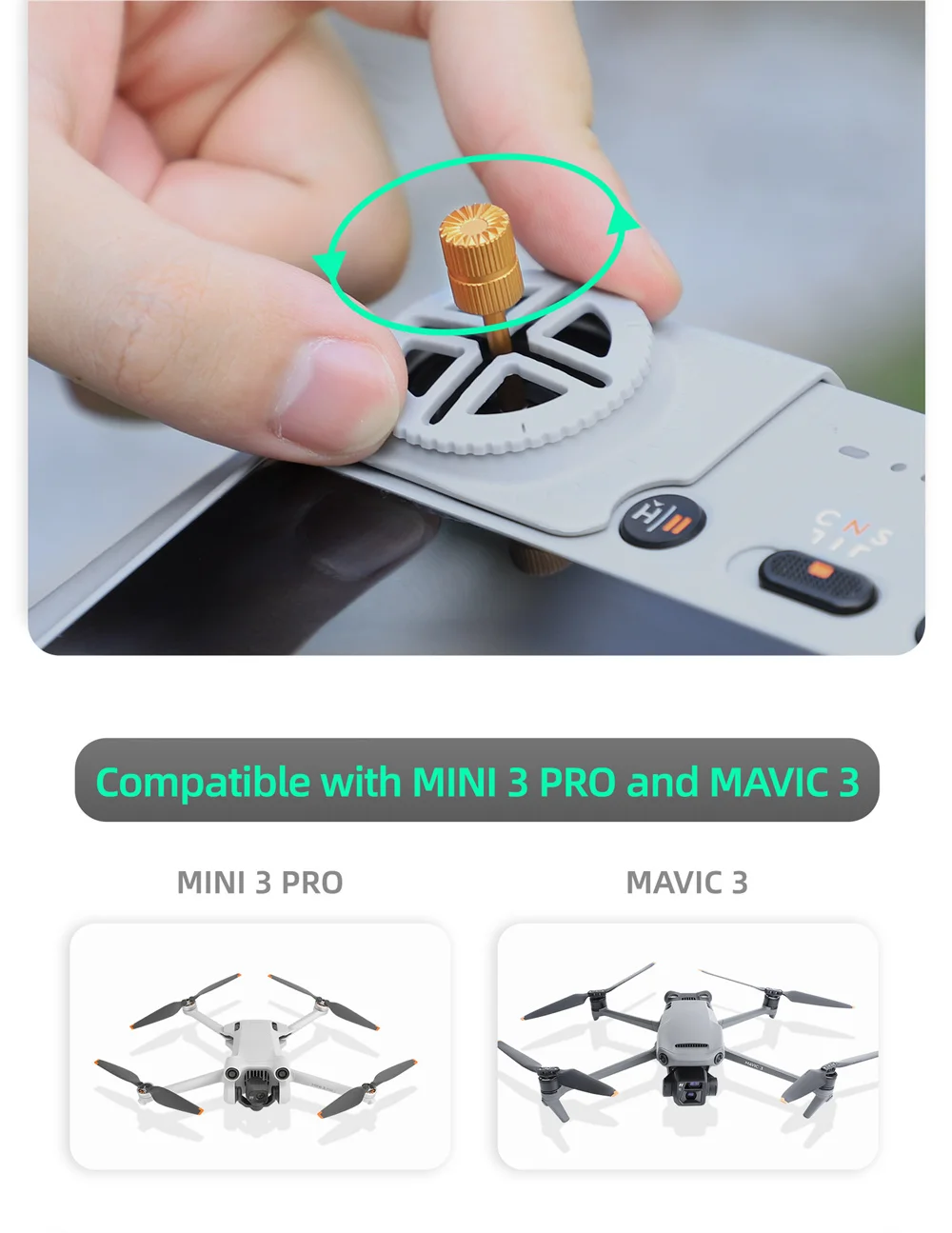 TENENELE Aircraf operates at 2.4GHz . DJI Mini 3 Pro