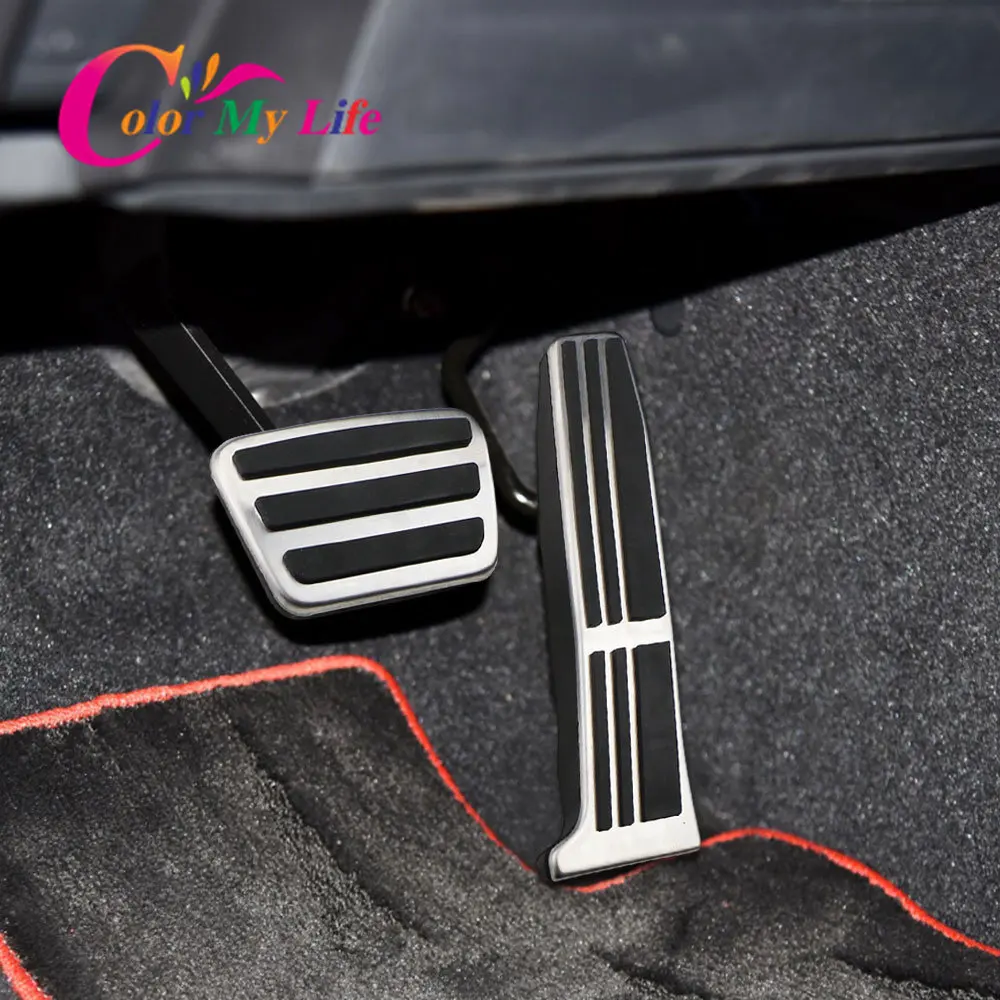 AT Car Pedals Fuel Accelerator Brake Pedal Cover for Toyota RAV4 Rav 4 for Suzuki Across XA50