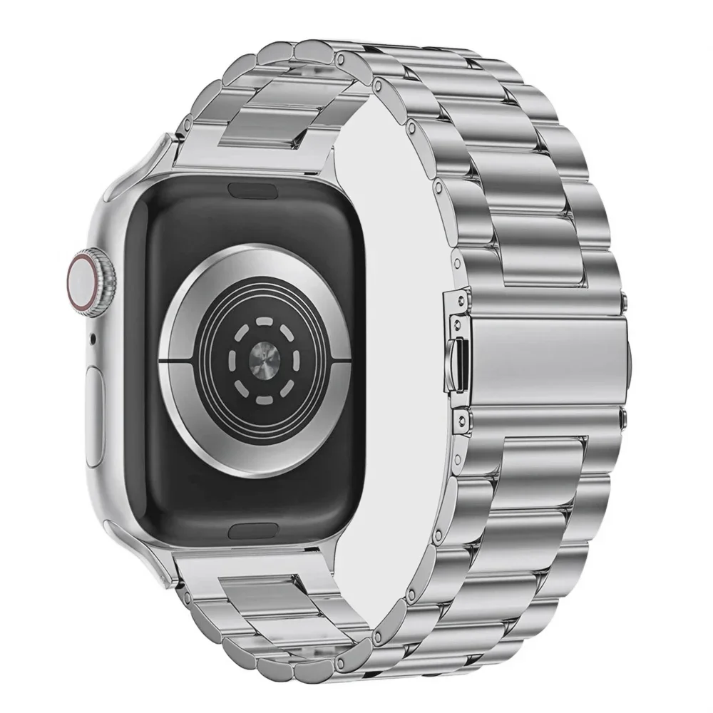 Sleek Stainless Steel Metal Strap