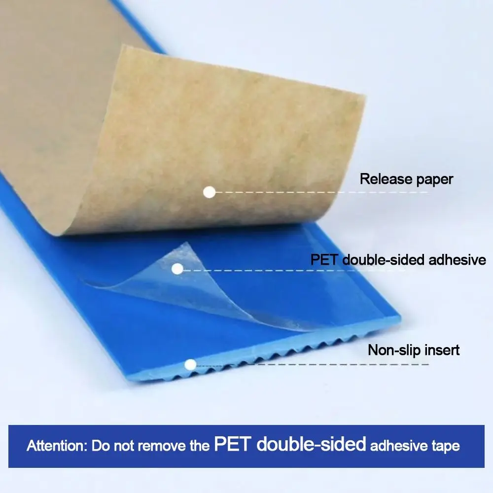 Description Picture 6 of itemCarpet Pads Mat Self-adhesive Anti-Slip Stair Strip PVC Non Slip Staircase Sticker Step Protector Rug Stairs