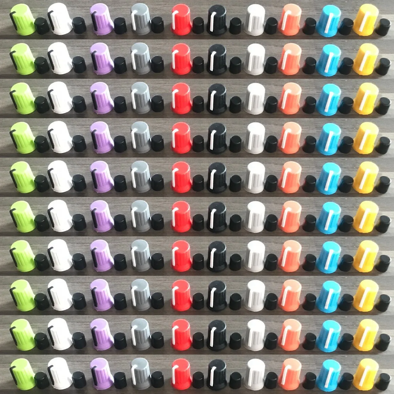 Rotary Knob 100pcs for Traktor Kontrol Z1 Z2 S2 S4 S5 S8 DJ Controller Mixer for Audio