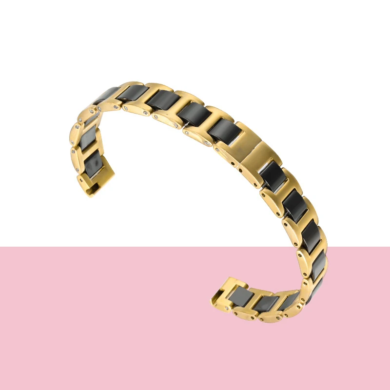 Elegant Gold Milanese Stainless Steel Watch Band - Universal Fit Bracelet