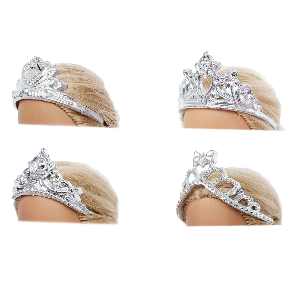 Produktbild von Lila Hochzeitskleid Für Barbie & 11,5" Puppen – Prinzessinnen-Outfit Mit Schleier, Handgefertigt!