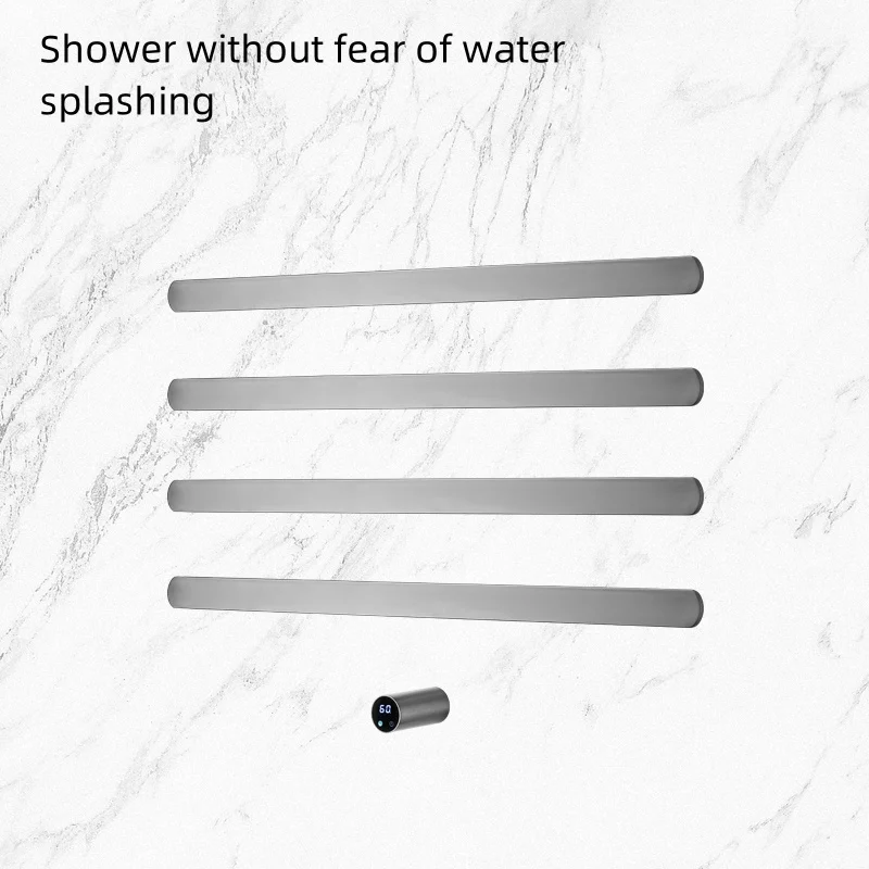 Bathroom Spa Towel Heater Electric Heated Towel Rails Thermal Hidden Installation Warmers Home Electric Rack