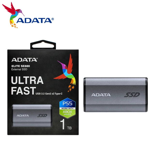 amplifikation vinter Såkaldte ADATA ELITE SE880 External SSD ULTRA FAST USB 3.2 Gen 2x2 Type-C External  Solid State Drive 500GB 1TB Portable SSD for Laptop _ - AliExpress Mobile