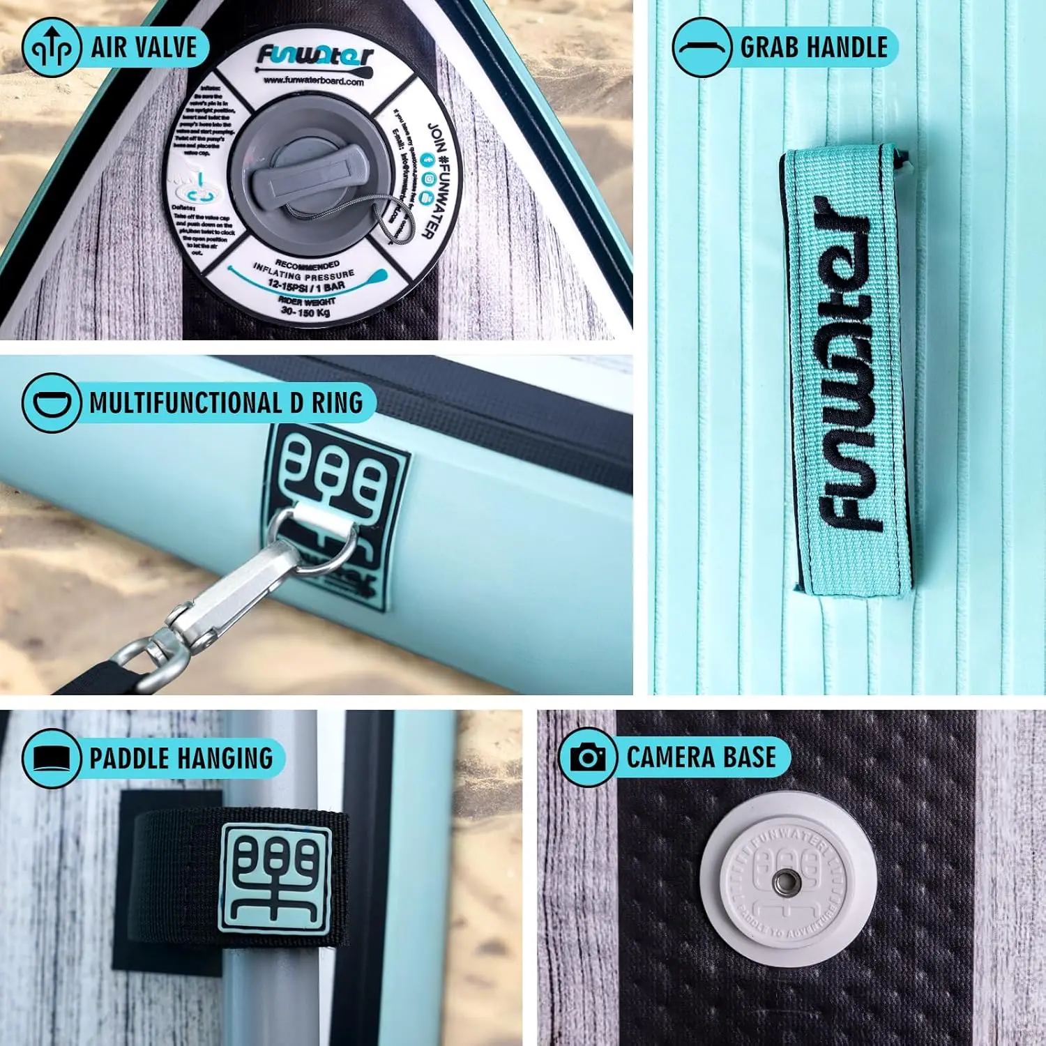 Inflatable Paddle Boards Ultra-Light Stand Up with Different Configurations SUP Accessories for Adult & You