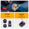 12V Electric Round Scissors Electric Scissors Shear Cloth Cutter Fabric Cutting Machine Kit Cutting Tool For Bosch 12V Battery 6