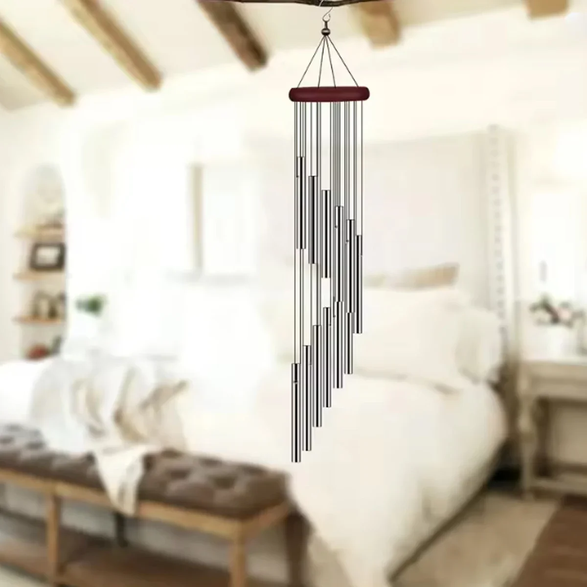 Metal Aluminium Tube Wind Chimes with Hooks Outdoor Garden Decoration