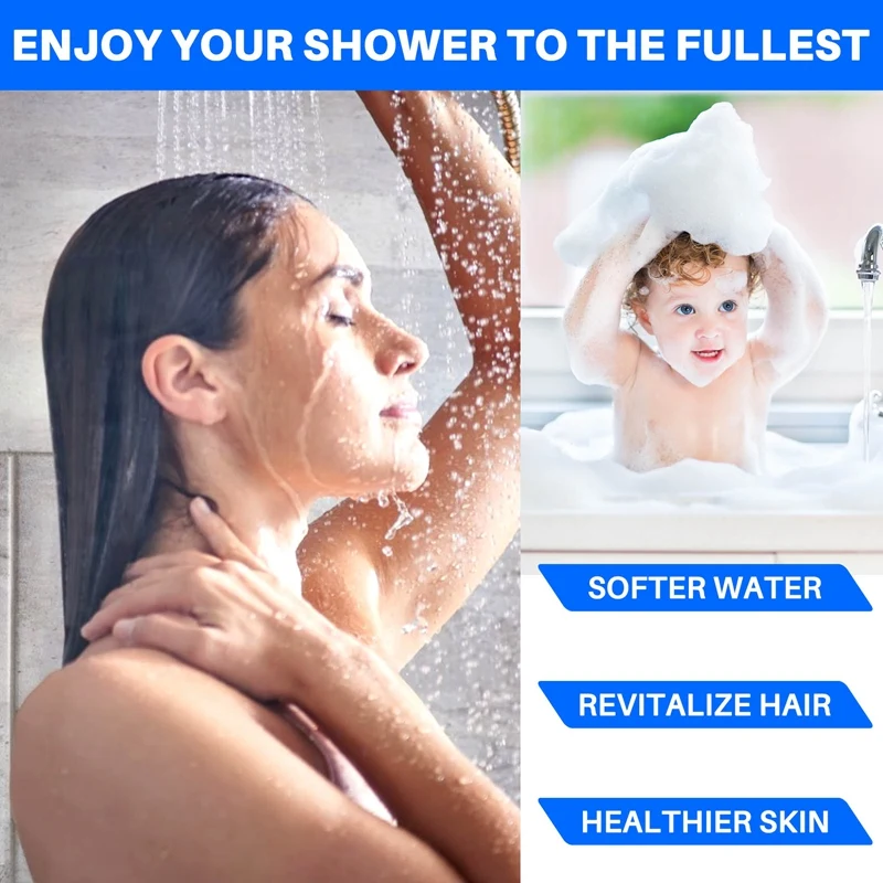 Replacement Shower Filter for Hard Water-High Output Shower Water Filter to Remove Chlorine and Fluoride 10Pcs shower water filter
