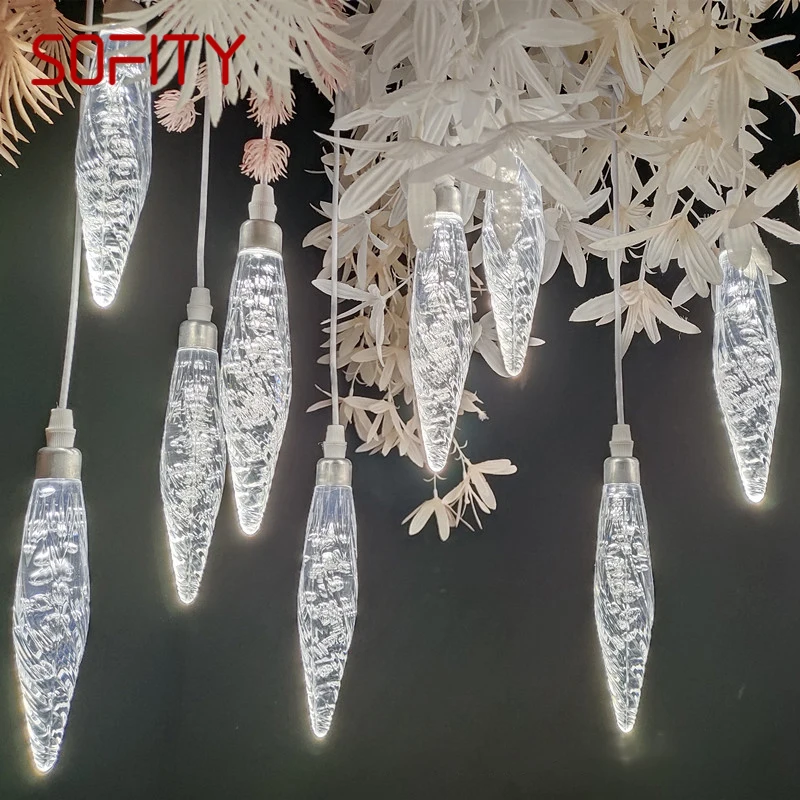 

SOFITY Modern Wedding Pendant Lamp Festival Lights Atmosphere LED Light For Party Stage Prop Background Decorationnd