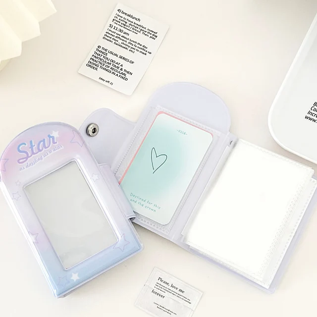 Ins Star Series 3 Hüvelykes Képeslapok Album Dupla Oldalú Tároló Kártya Táska Kpop Idol Card Szervező Photocard Holder Collection Book - Image 5