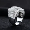 MossanRappr 5.1cttw Luxury Moissanite Pentagram Iced out Hip Hop Ring 925 Sterling Silver Heavy Metal Fashion Jewelry for Men 4