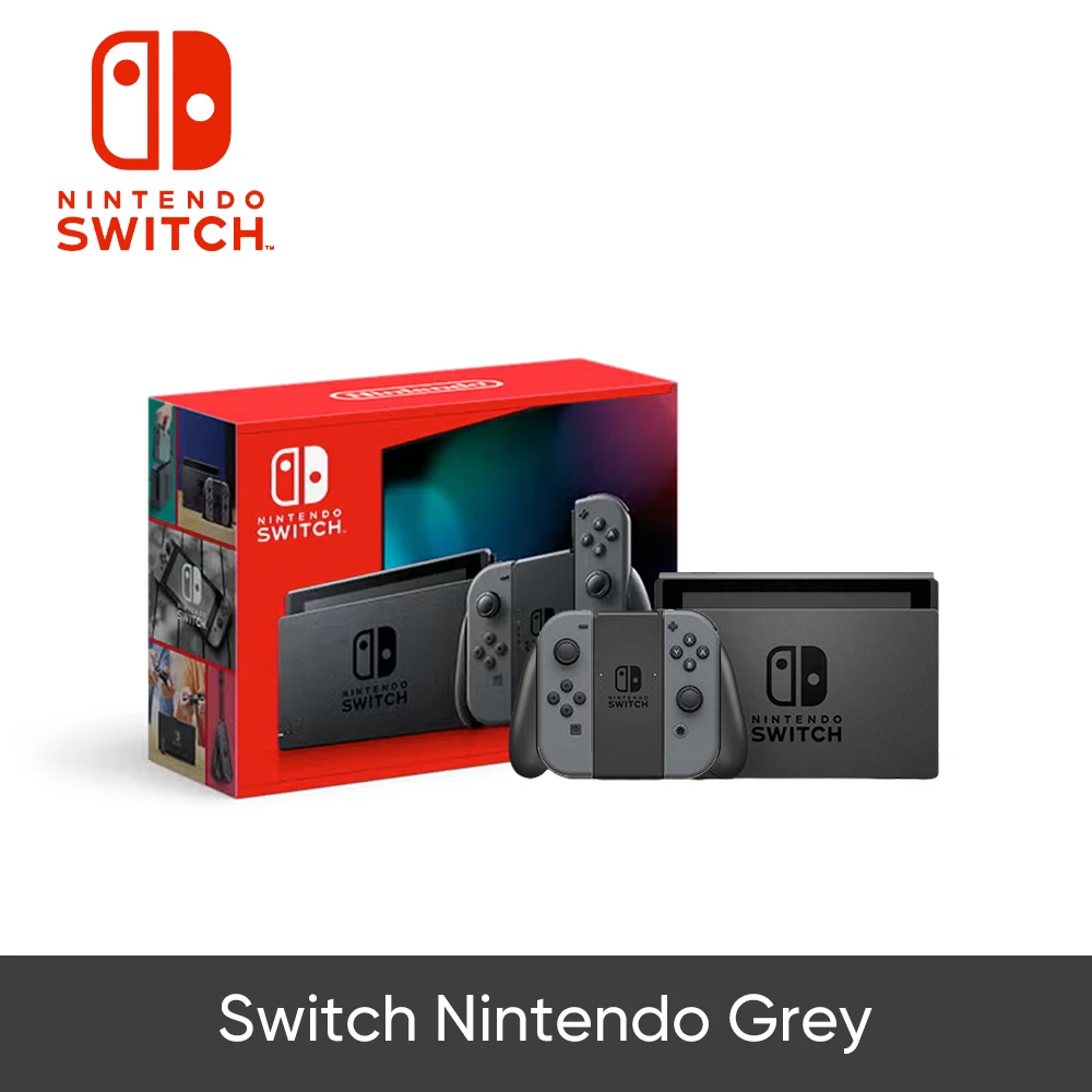 Nintendo Switch Model z ekranem 6,2 cala, uchwyty Joy-Con, ulepszone audio, regulowana konsola, stabilny tryb TV, gra wideo.