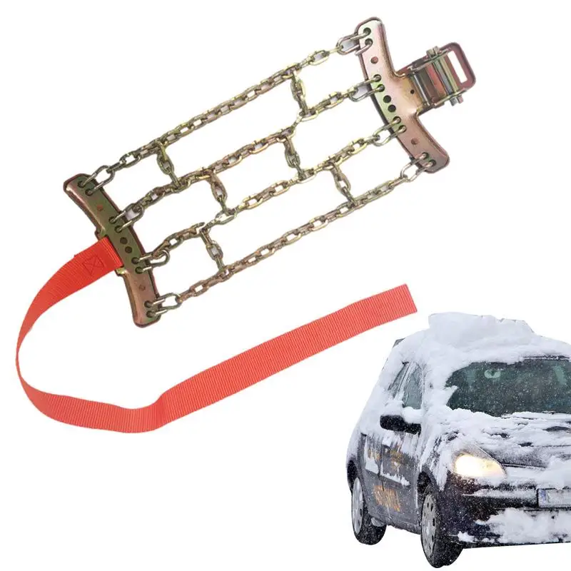 

Anti Slip Tire Chains Winter Driving Security Chain Anti Slip Tire Chains Fit Car Snow Chains For SUV Car Truck On Ice Snow Mud
