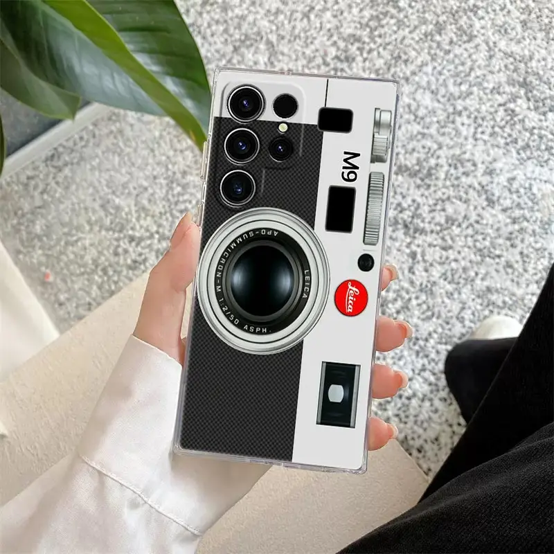 thumbnail image 1 of Retro Camera Circuit Board Phone Case For Samsung Galaxy S24 S23 Ultra S22 S20 Plus S21 FE Clear Cases Music Tapes Cover Fundas, 1 of 5