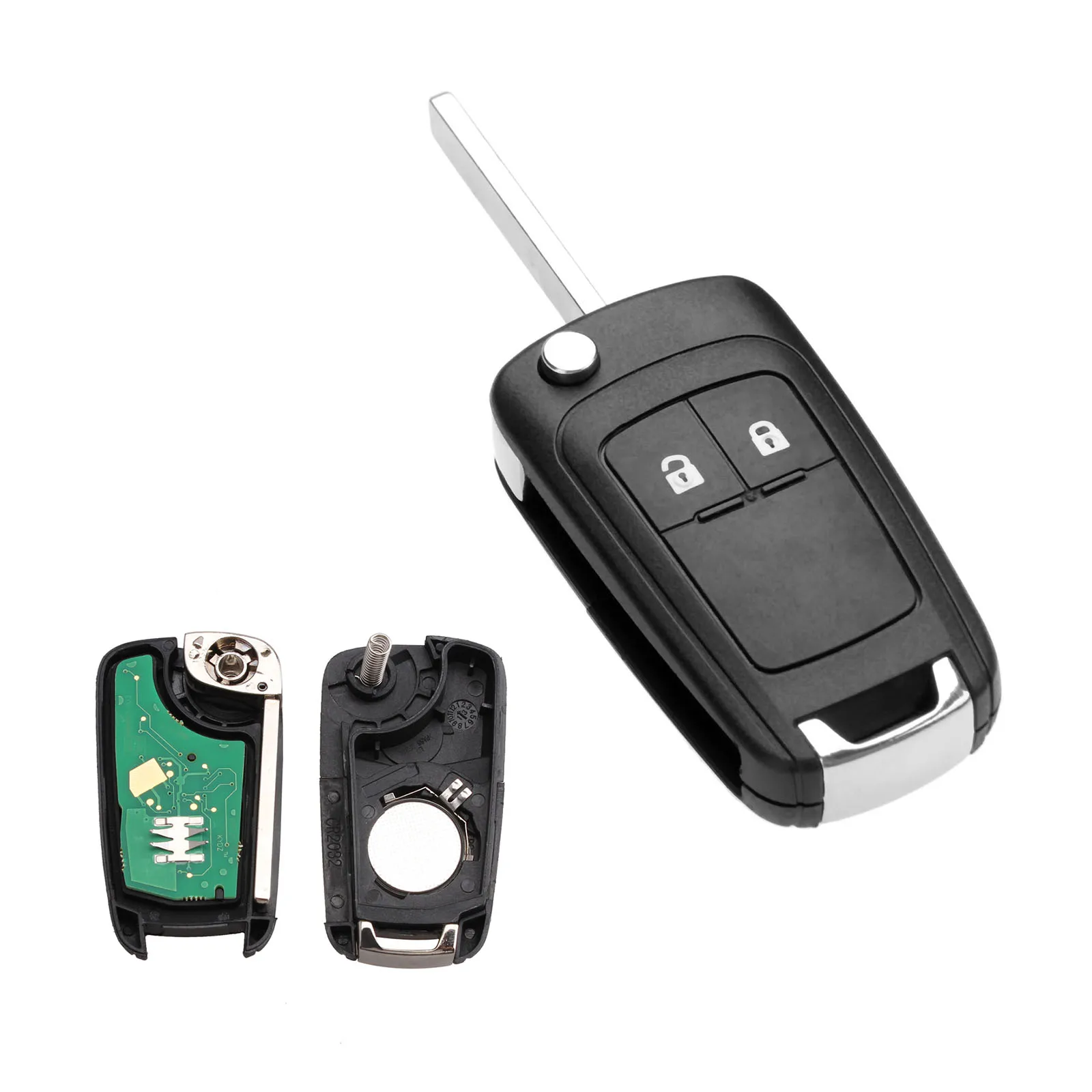 5WK50079, ID46 Chip Smart Key antiusura 2 pulsanti Sostituzione del portachiavi automatico per Opel Astra Corsa per l'aggiornamento