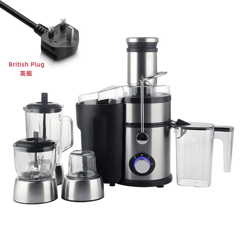 4 In 1 Stainless Steel Multifunctional Automatic Electric Juicer Blender  Carrot Fresh Fruit Juicer Mixer Grinders 6