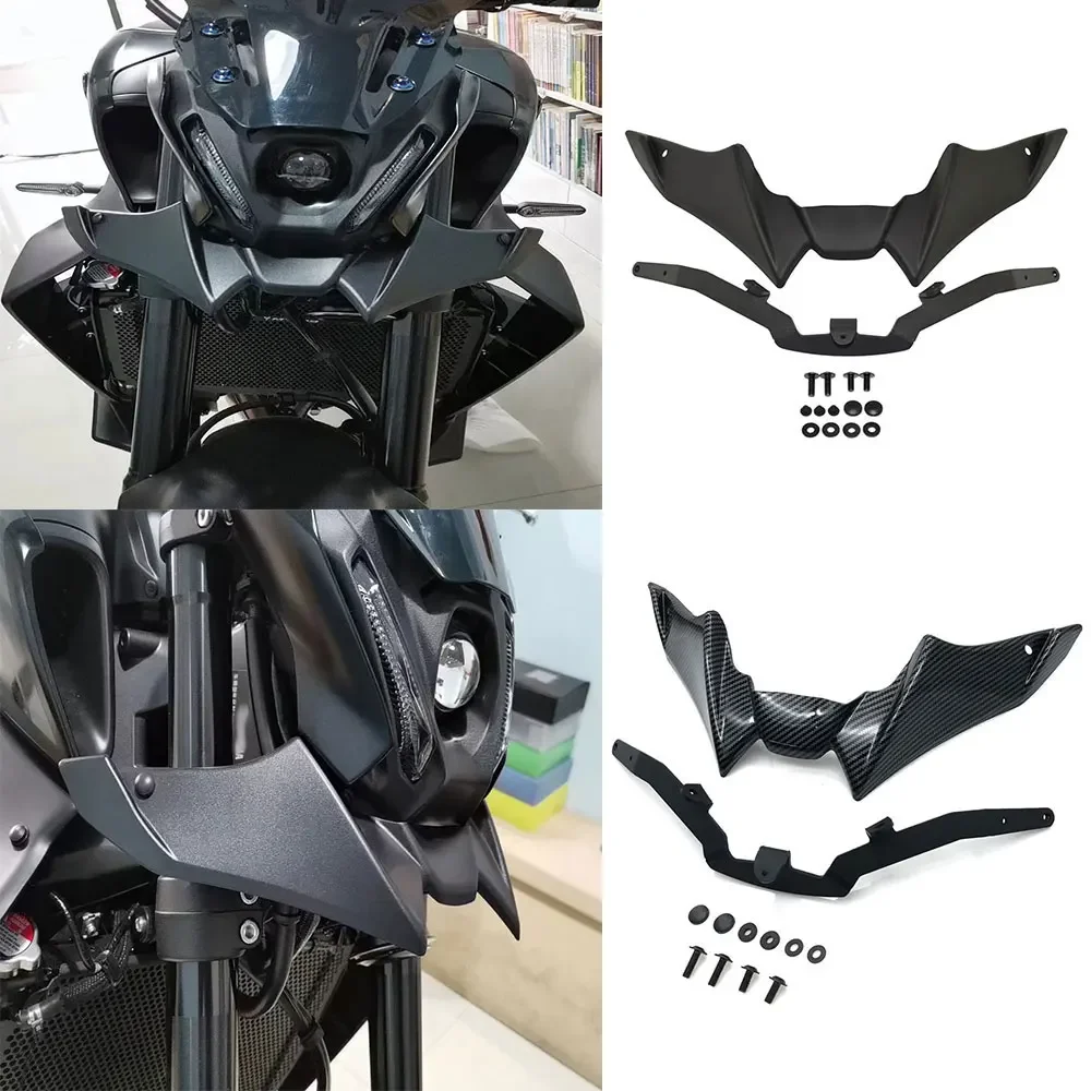 

Передний обтекатель крыльев мотоцикла для Yamaha MT-09 SP MT 09 2021 2022 2023 с аэродинамическим клювом, Конусным крылом