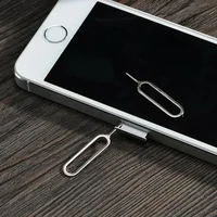 100/10Pcs Metal Eject Sim Card Tray Open Pin Needle Key Tool for Universal Phone for IPhone 14 13 SamSung Xiaomi Apple IPad 4