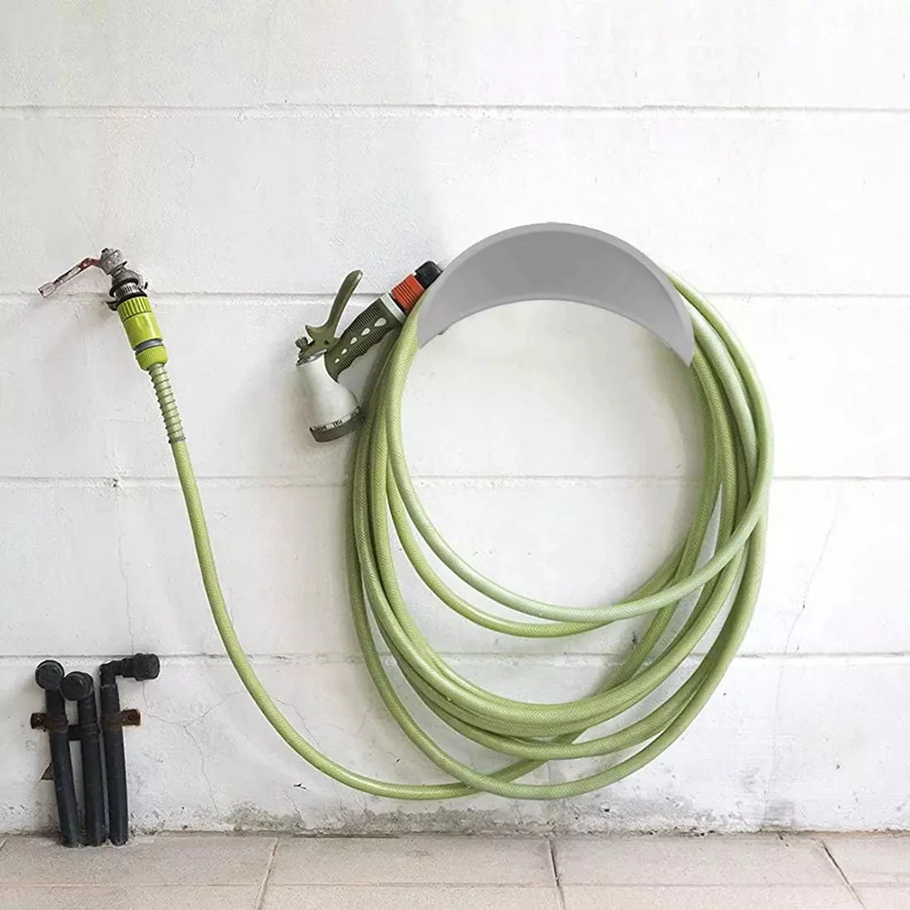 Yard Or Garage Design Hanger Monitor Outdoor Elements Fitment Metal Number Of Pieces Pack Sliver Water Hose Holder 3