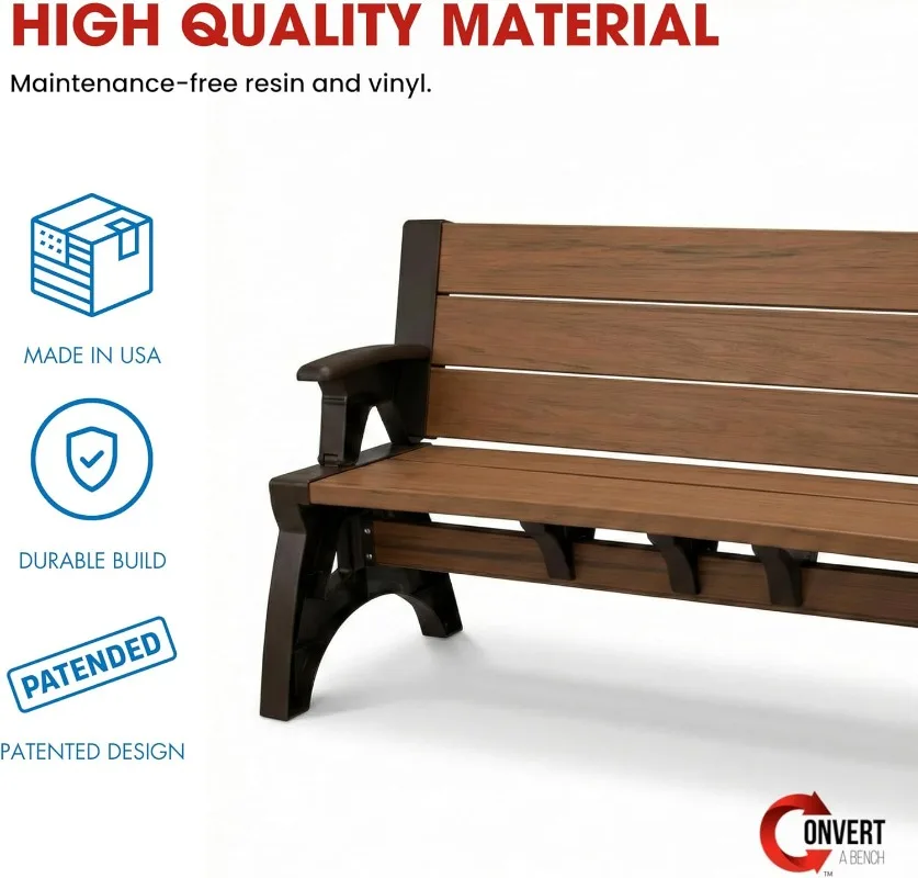 Convertible Bench Picnic Table 3