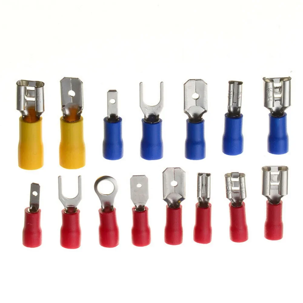 Useful Assorted Crimp Terminals Wire Connector 280PCS/kit Accessories Copper + PVC+ Tinplate Parts Replacement