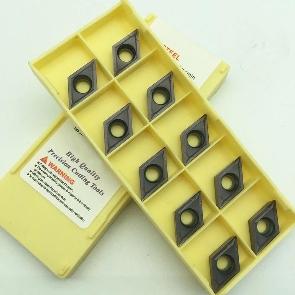 

Carbide Inserts User Friendly And Efficient 10pcs DCMT11T304 LF6018 Carbide Turning Inserts For Stainless Steel Cutting