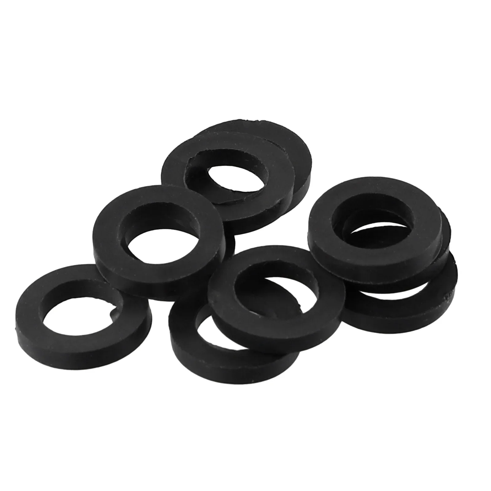 Rubber Washers Seals Shower Hose Washers 1/2 Inch Black Flat Rubber Washers Assortment Kit Tap Sealing Rings Rubber Hose Washer 6