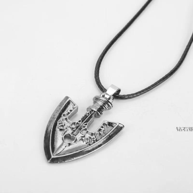 Anime JOJOS Necklaces Kujo Jotaro Arrow Metal Pendant Chain Choker keychain Charm Gifts Jewelry collares anime necklace anime keychain pendant anime keychain necklace pendant