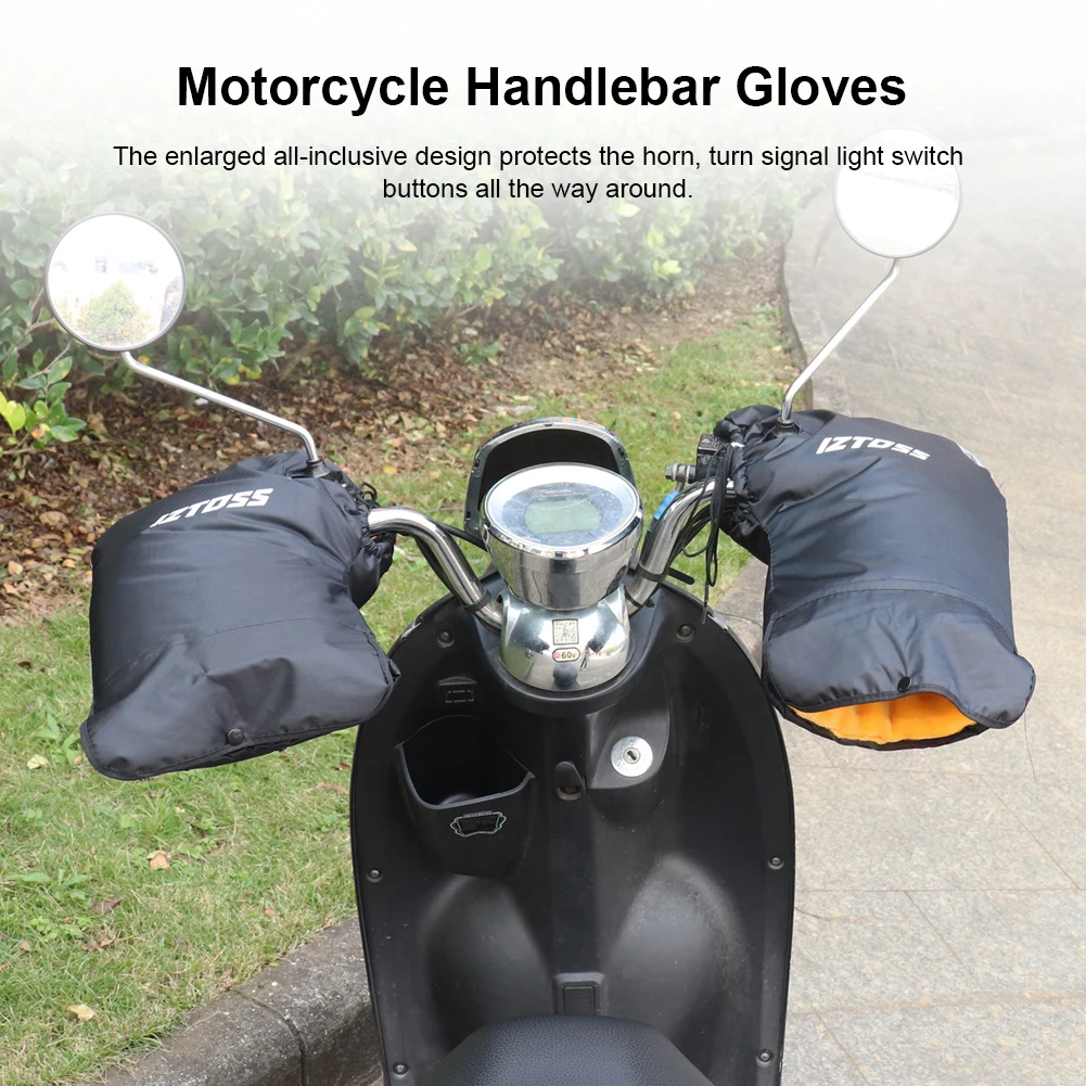 Waterproof Motorbike Handlebar Muff Rainproof Grip Cover