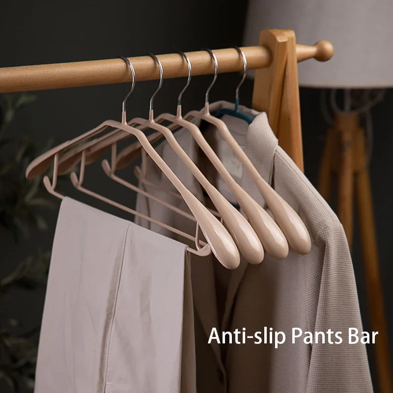 5/10/20PCS Wide-Shoulder Hanger Multi-functional Non-slip Organizers Hook for Suit Shirt Coat Home Seamless Clothes Support clothes hanger
