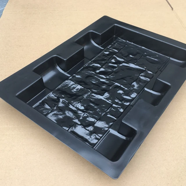 Szabálytalanul Cementformát Műanyag Tégla Kőbeton Penész Kerti Út Kőoszlop Penészpolga Dekoratív Kerítés - Image 3