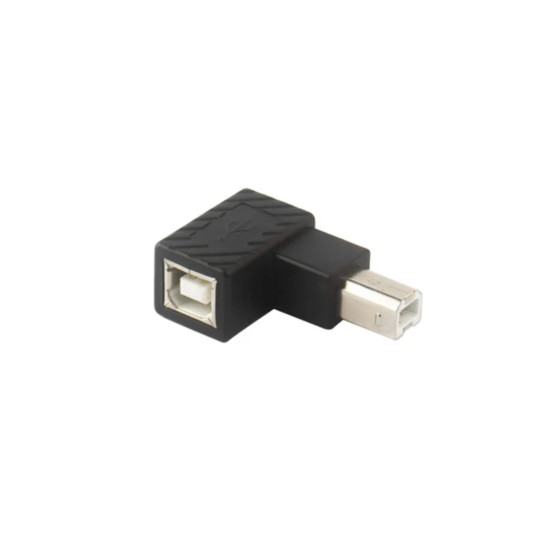 

Up Down Left Right Angled 90 Degree USB 2.0 B Type Male To Female Extension Adapter For Printer Scanner Hard Disk Case