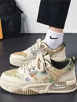 Men's Summer Trendy Versatile Casual Board oes Thi Bot Anti-slip Sports oes Student Daily Wear Comfortable Breathable