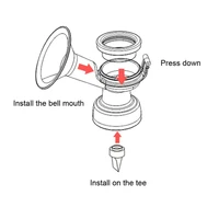 Silicone Duckbill Valves Electric Breastpump Parts Baby Feeding Nipple Pump Replacement Accessories 2