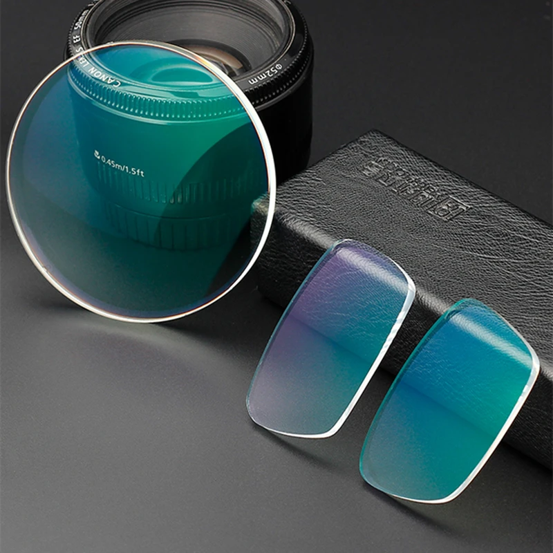 1,56 1,61 1,67 1,74 Index Asphärische Anti Blue Ray Linsen Optische Rezept Myopie Hyperopie Harz Objektiv für 2PCS – Detail 1