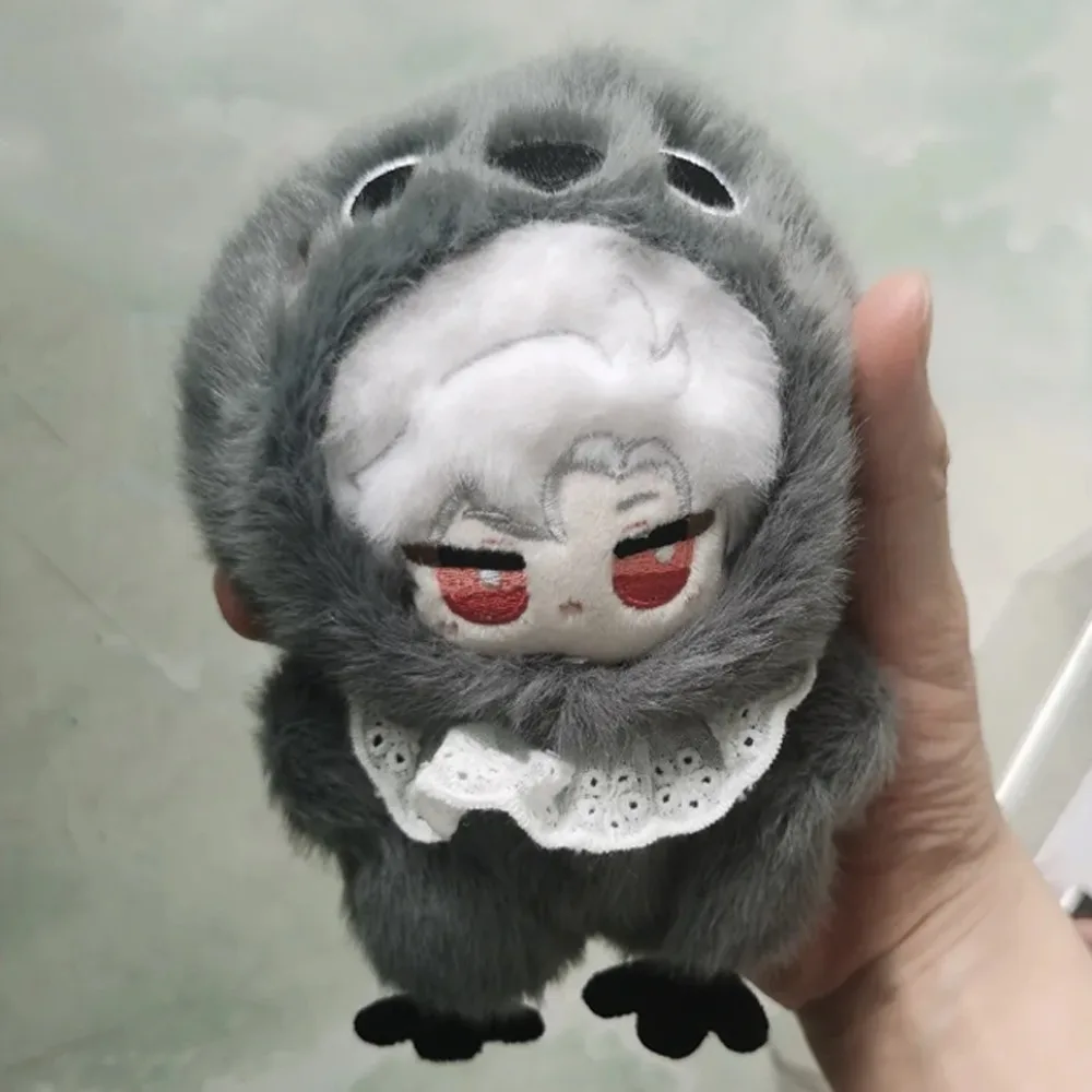 Crow Jumpsuit 10cm Cotton Doll Clothes Dress Up 10cm Doll Clothes Outfit Replacement Fluffy Idol Doll Clothes 10cm Cotton Doll