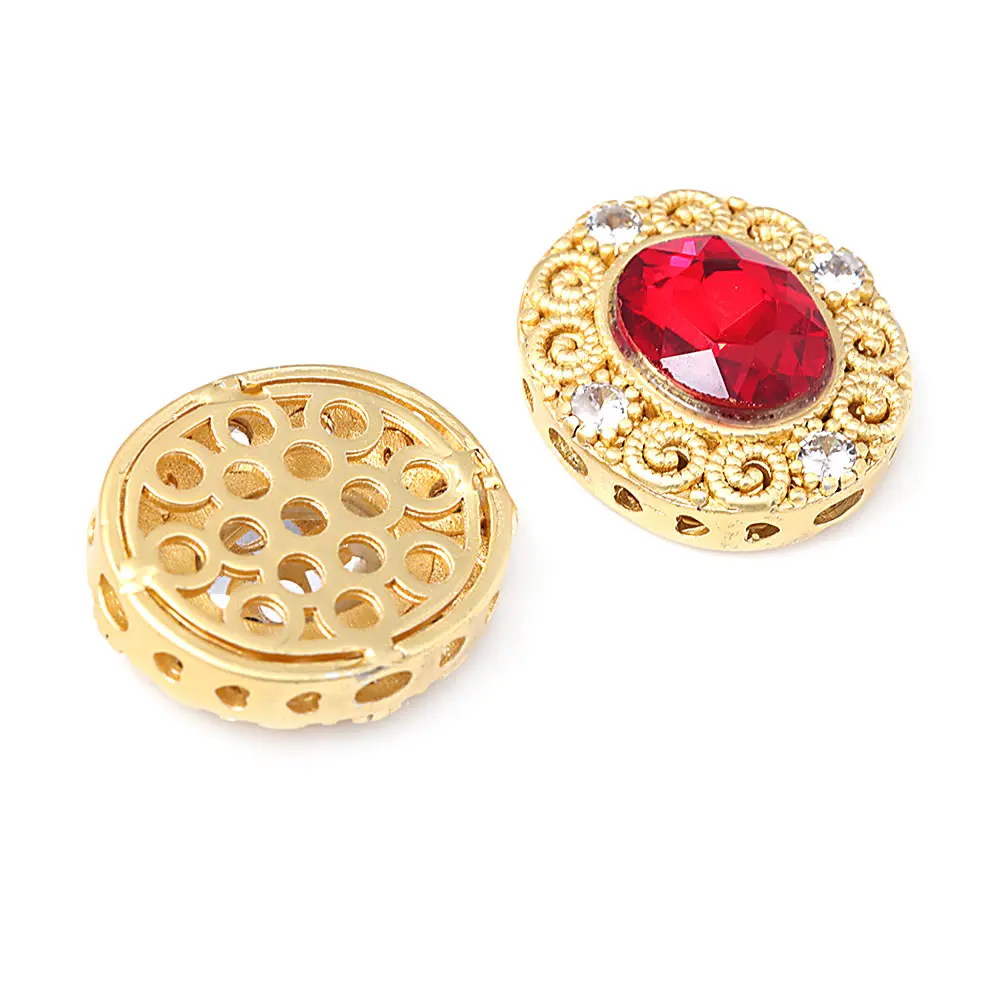 Pulseras de Cuentas Nepalesas Vintage Estilo 5PCS Brasso Dorado Mate Accesorios DIY para Hacer Joyería - details 51