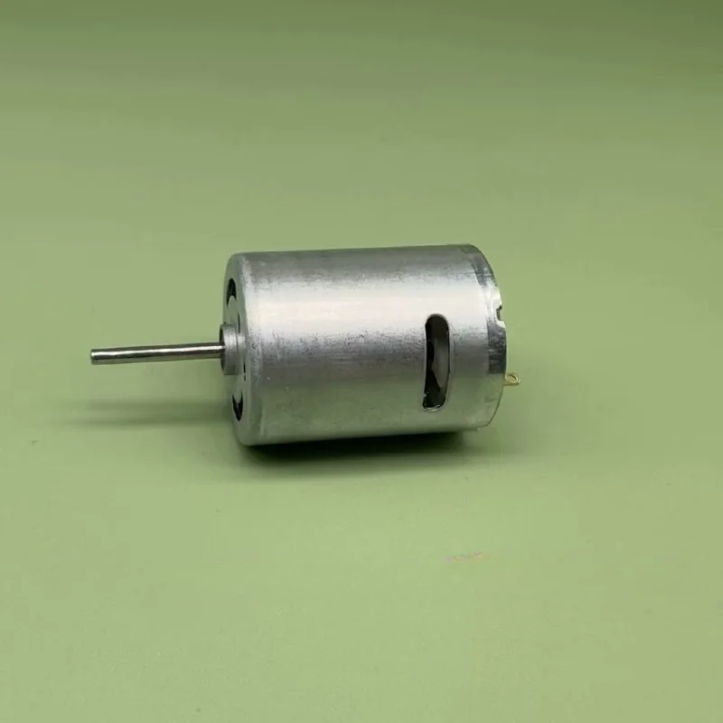 Mini Motor de cepillo de carbono de 24mm, DC 3V-12V, 6V, 7,4 V, 27500 RPM, alta velocidad, 370, para pistola de agua de juguete, coche a control remoto, modelo de barco